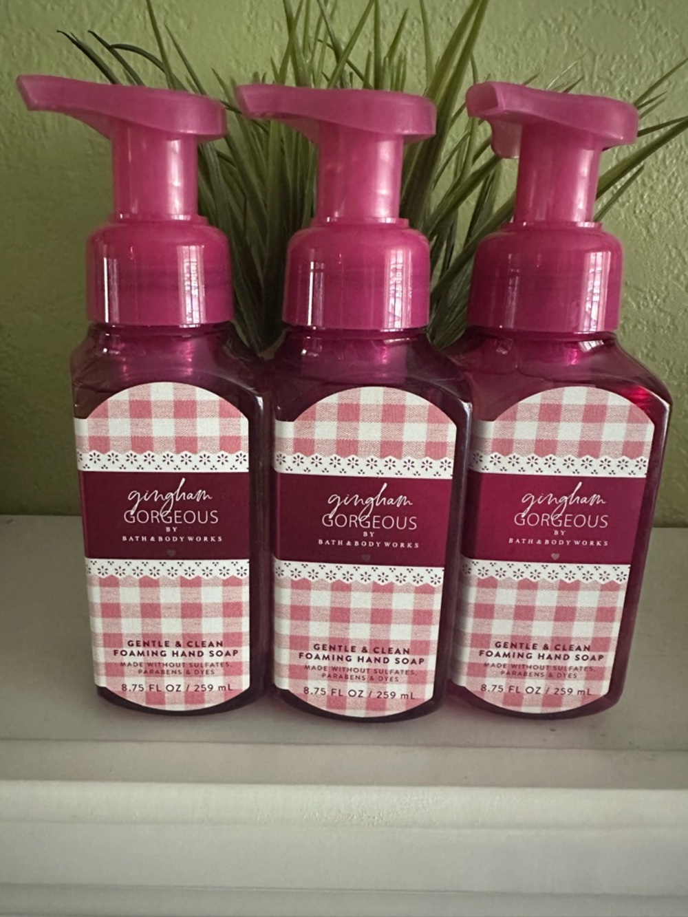 🌺NEW BBW X3 GINGHAM GORGEOUS SOAPS🌺
